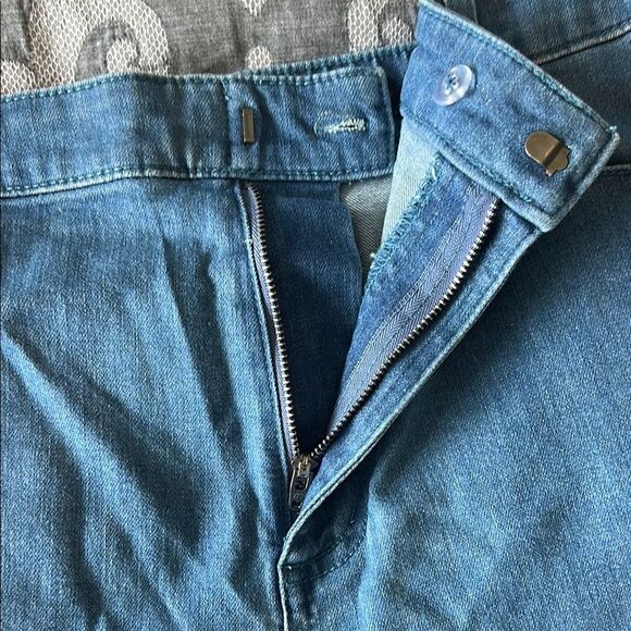 Susan Graver Stretch Denim Classic Boot cut medium wash Women's Jeans 20W - Picture 4 of 6